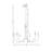 6-Light Metal Chandelier
