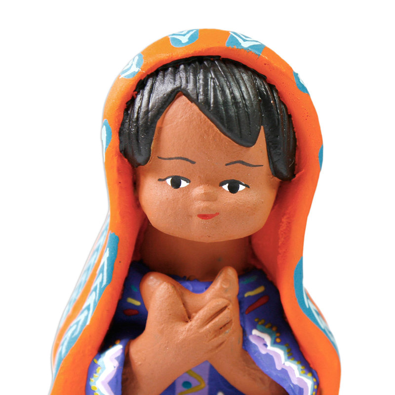 Ensemble de crèche 12 pièces en céramique chichicastenango