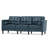 Rebba 84'' Faux Leather Sofa-611066632