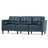 Rebba 84 " Faux Leather Sofa-611066632