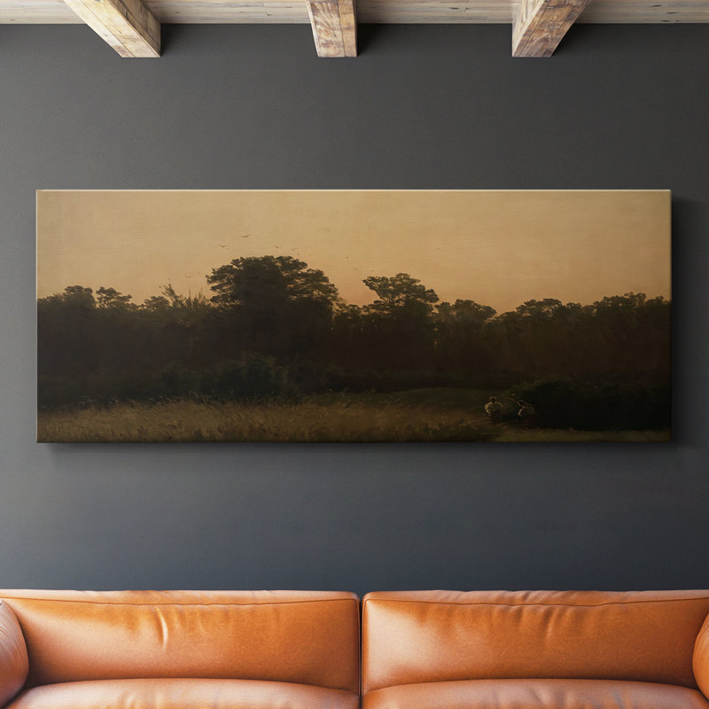 Série paysage - CDLXVI - Toile tendue avec châssis - Prêt à accrocher, H 12 po x l 30 po