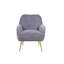 Fauteuil chic en velours Mid Century