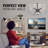 ELG A02V4N Full Motion TV Wall Mount with VESA 400x400mm Tilt and Swivel for 26 to 75 inch TVs
