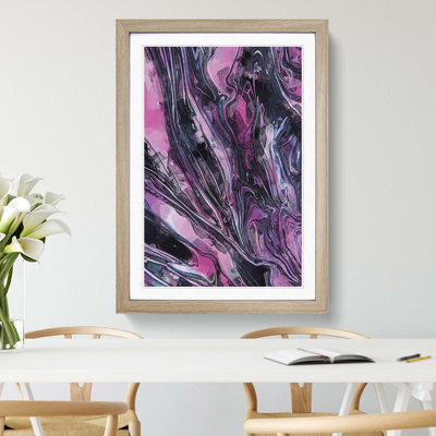 River of Colour in Abstract - Picture Frame Graphic Art Print