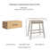 Somerville Upholstered Counter Stool