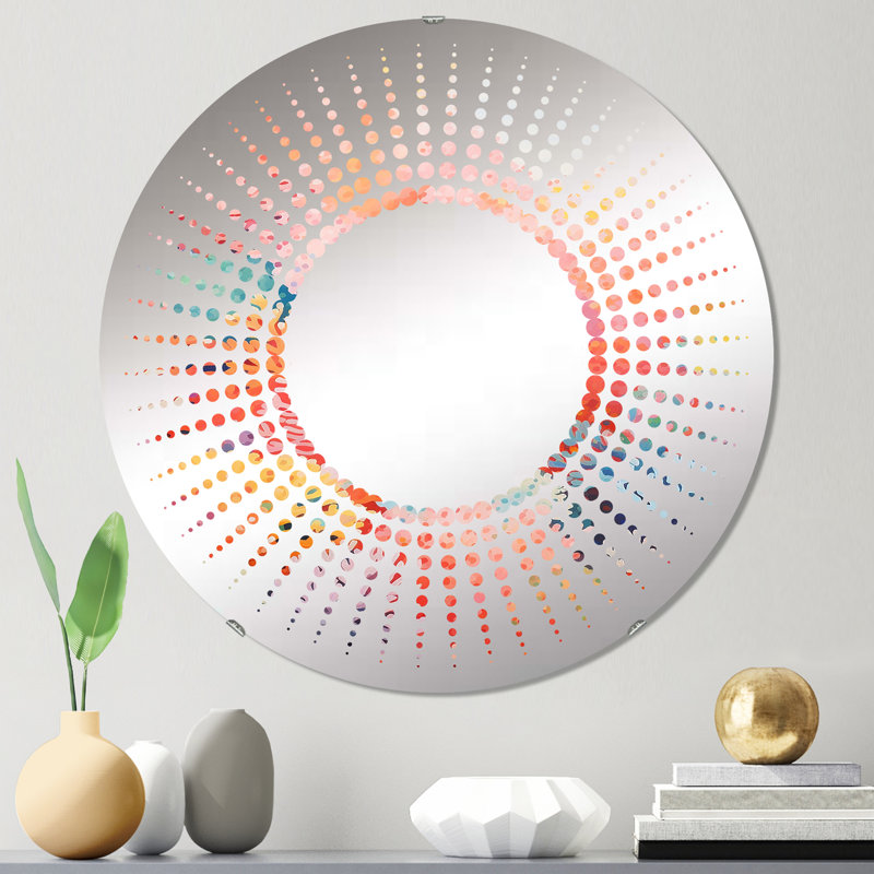 Cashious Circle Mirror, 23.6" x 23.6"