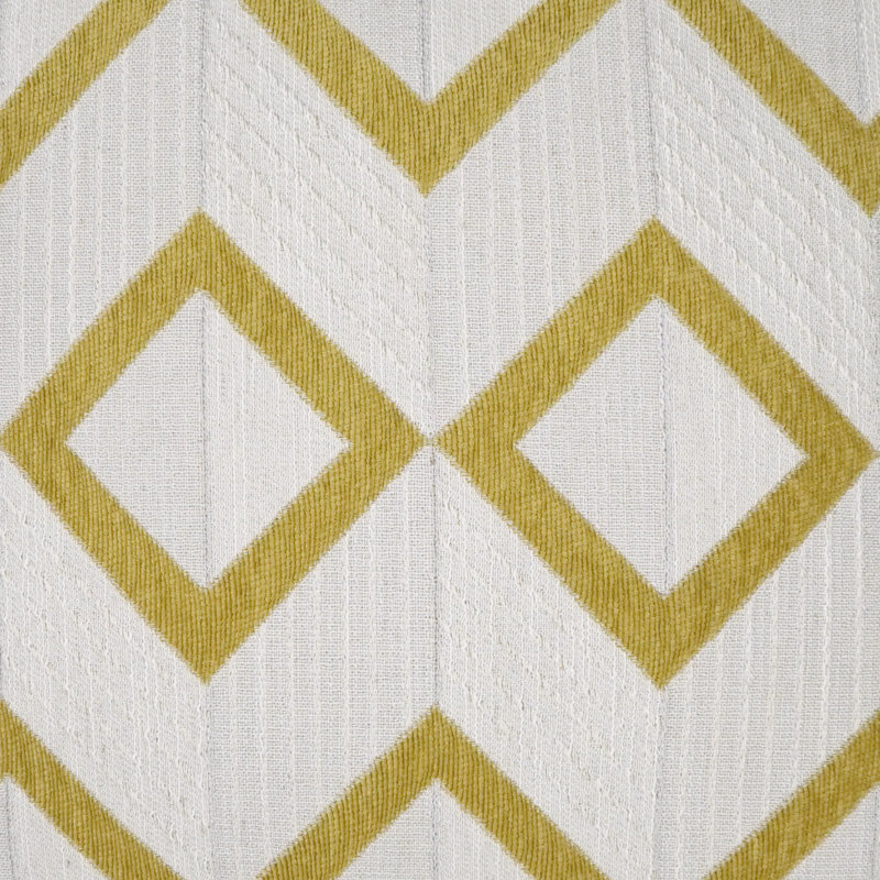 Dublin Pillow Cover & Insert, Citron, Square 22"