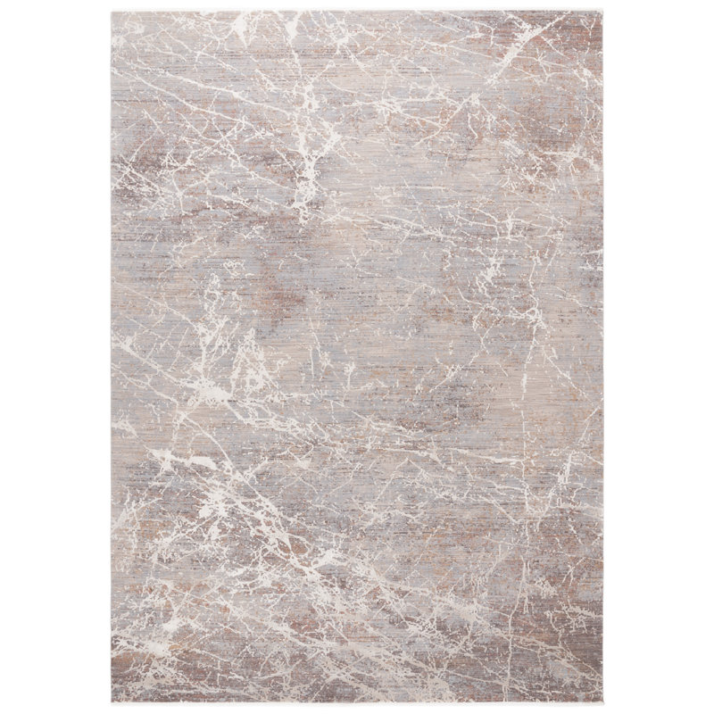 Tapis à motif abstrait 810 Signature Signature, Rectangulaire 8 pi x 10 pi
