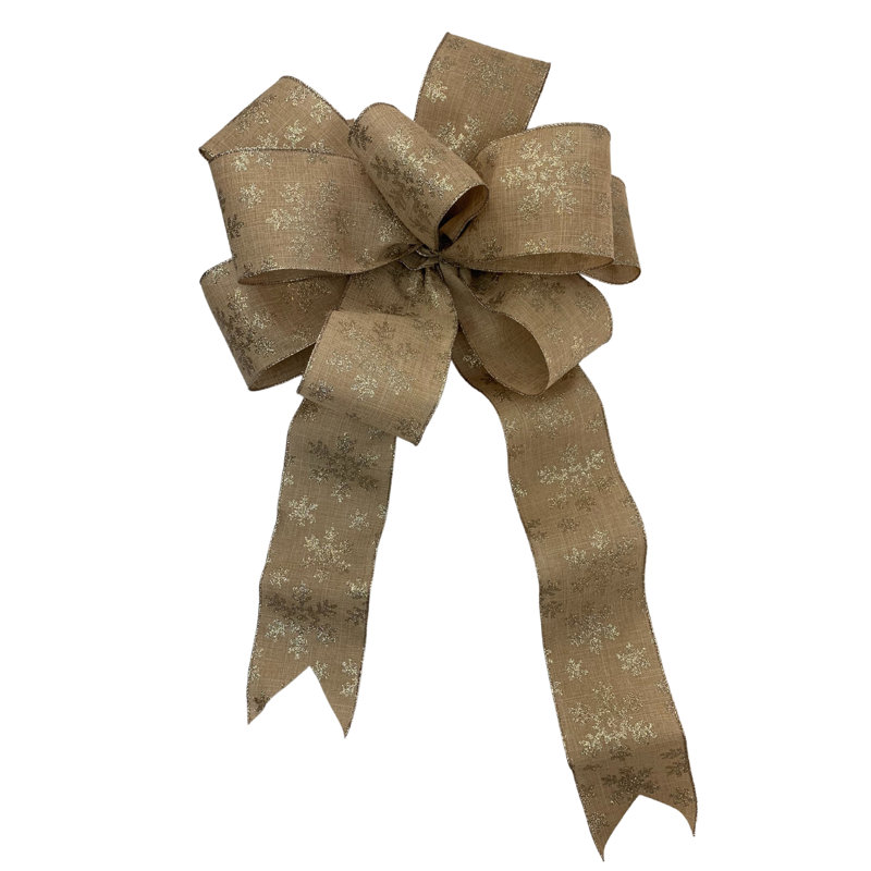 15'''' Bow With 20-24'''' Long Tails And Wired Edges.