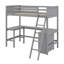 Lit mezzanine avec tablettes et bureau-905970984