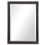 Miroir décoratif biseauté/délavé rustique Schock