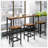 3 - Person Four Leg Dining Set-1043827640-1043827641
