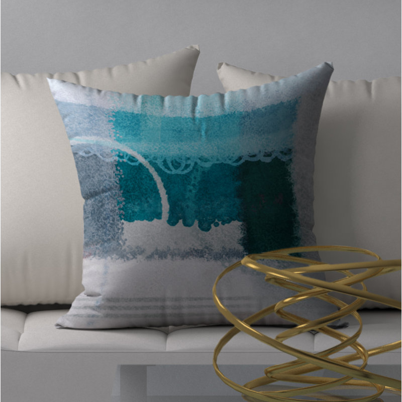 Housse de coussin carrée/insert, 18" x 18"