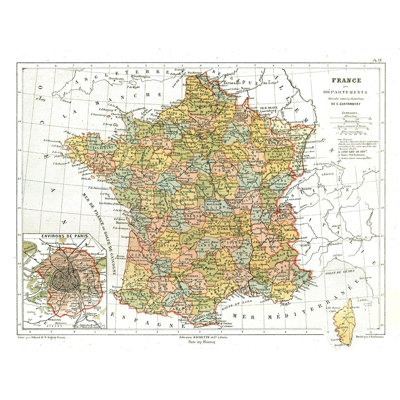 " France - Cortambert 1880 "