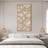 Abstract Interlocking Circles in Neutral Tones Modern Art-100937155