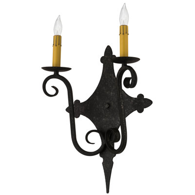 Lampe murale bougie 2 lumières Grindle