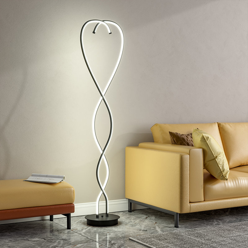 Blynda 155Cm Novelty Floor Lamp, Black
