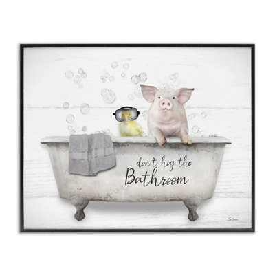 «Don't Hog Bathroom» par Lori Deiter