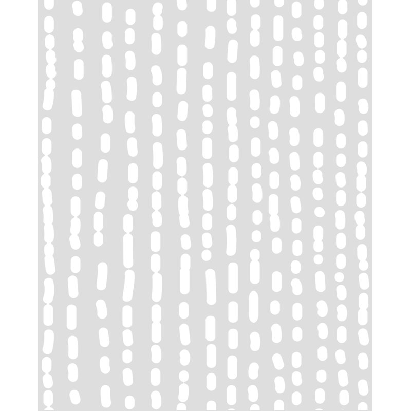 Panneau de papier peint auto-adhésif Eustace, L 2 pi x H 18 pi, Gris