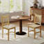 Side Chair in Brown