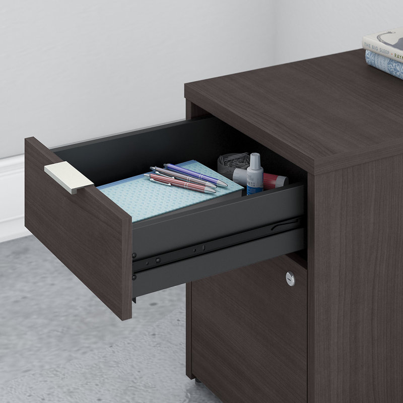 Jamestown 16'' Wide 2 -Drawer File Cabinet, Storm Gray