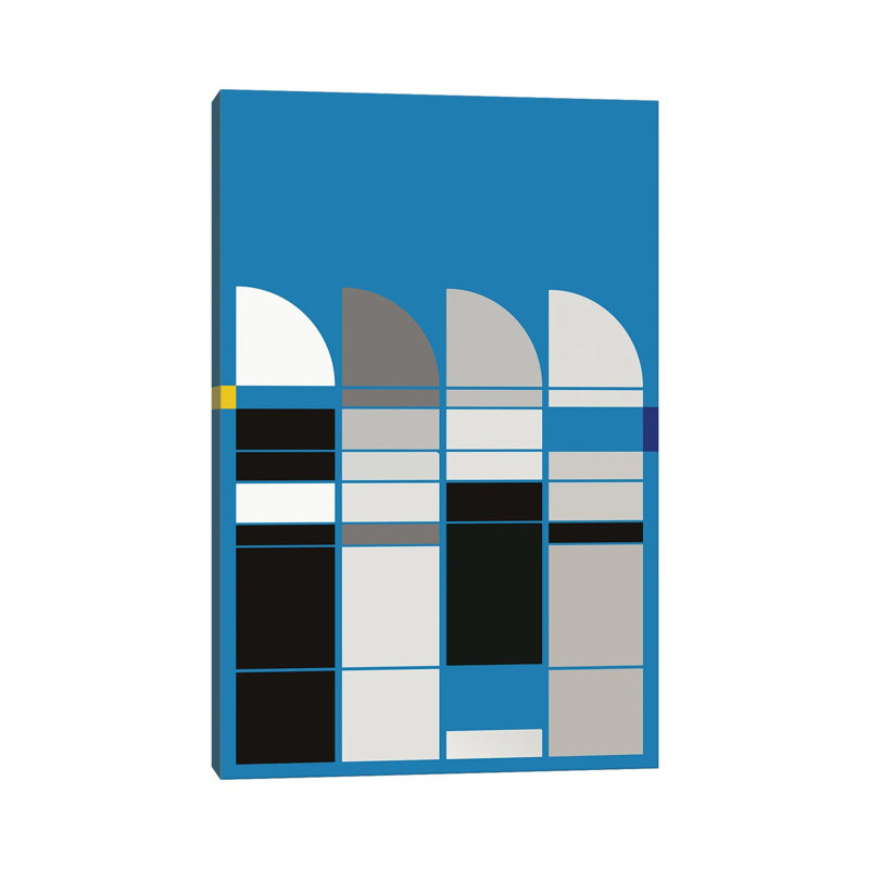 Bauhaus Museum - Wrapped Canvas Gallery-Wrapped Canvas Giclée, 20.32 cm H x 30.48 cm W