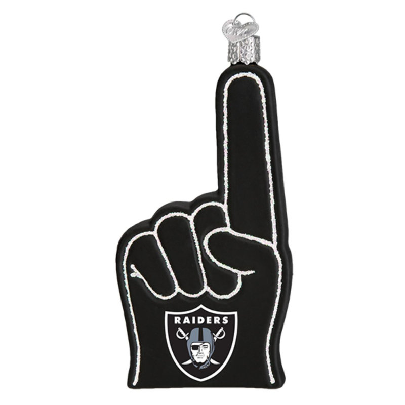 Ornement suspendu en mousse NFL, Oakland Raiders