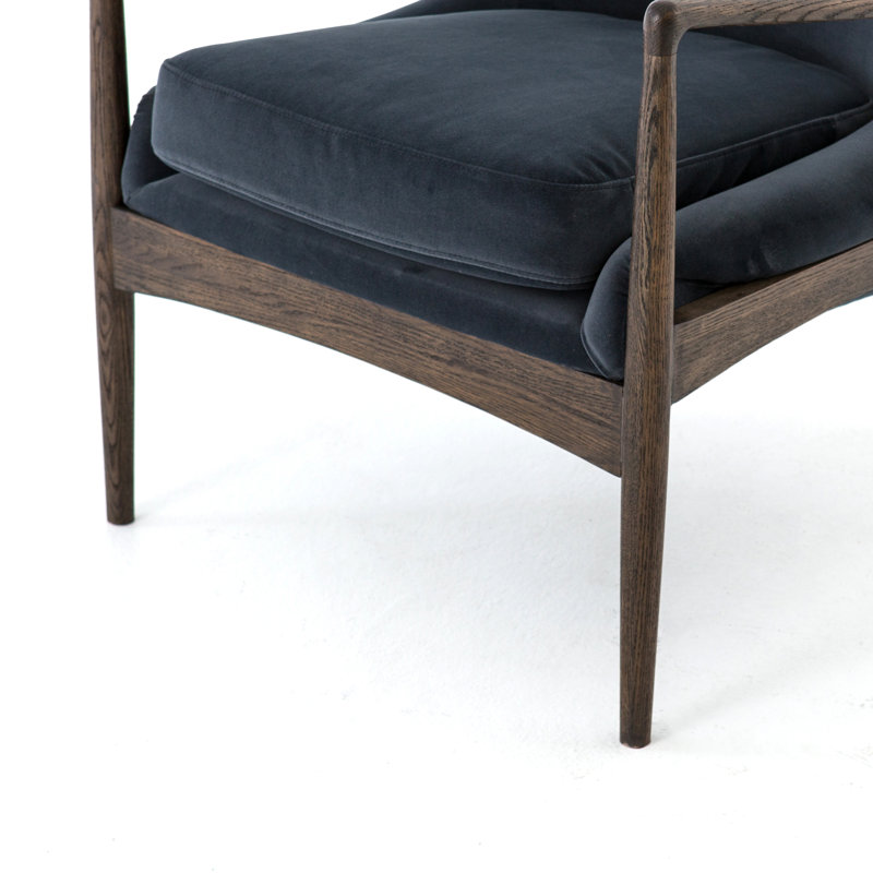 Braden Armchair, Modern Performance Velvet