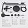Eridanus Modern Round Shower System, Rain Shower Head with Handheld Spray All in One Kit All in One Kit