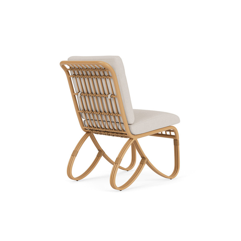 Riviera Outdoor Dining Side Chair, Canvas Canvas