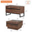 Ensemble de meuble télé avec 2 tables de bout Winston Modern