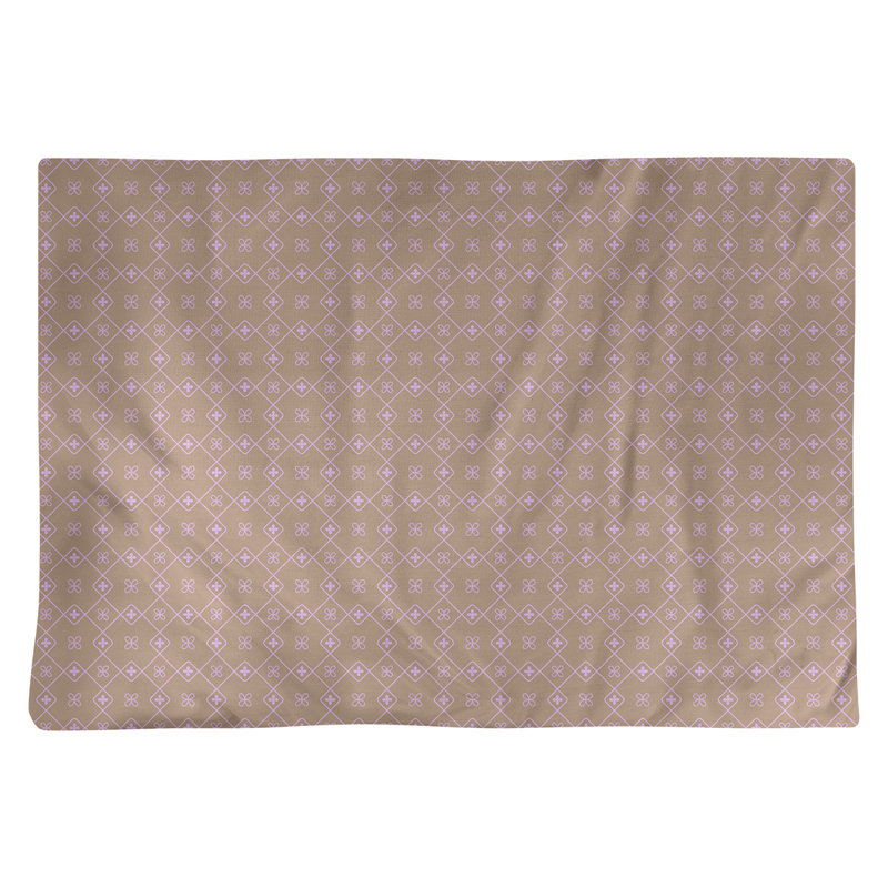 Récapitulatif en coton 18 po katelyn elizabeth classic napperon, Brun / Mauve