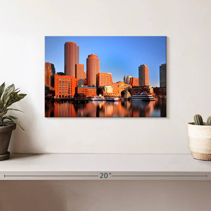Boston Harbor Morning, H 8 po x l 12 po
