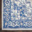 Tapis oriental bleu / ivoire Comptche-1730473873