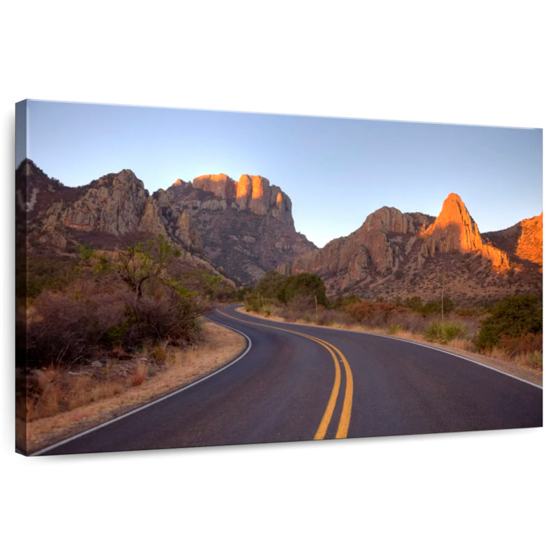 Mehar Texas Mountain Road, 34" H x 51" W