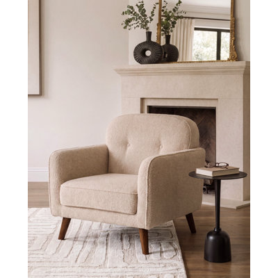 Armchair ETTRUM Boucle Beige