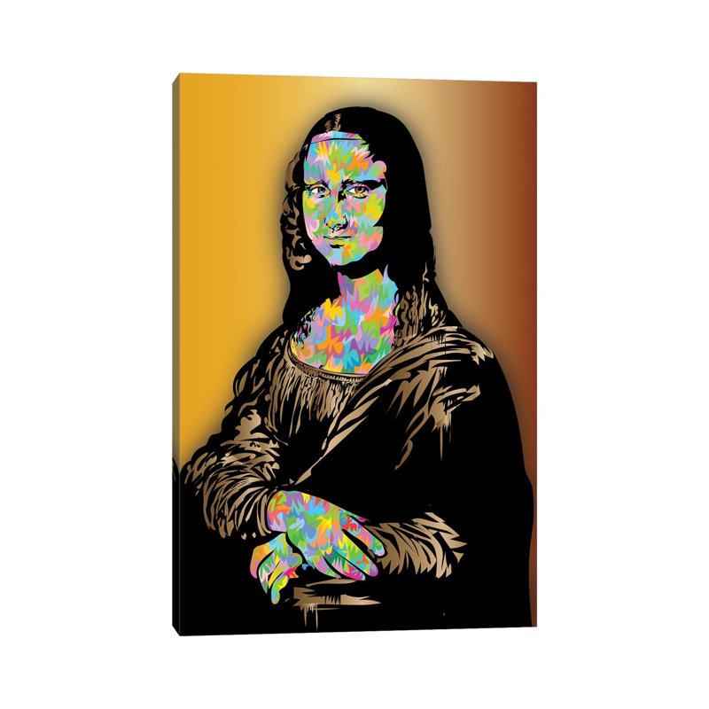Mona Lisa 2025 - reproduction d'art sur toile tendue, 18" x 12", Toile tendue avec châssis, No Frame