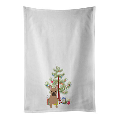 Ensemble de 2 serviettes de cuisine French Bulldog