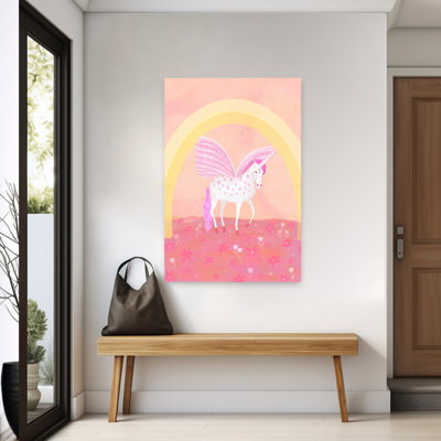 Magie arc-en-ciel, licorne, rêve, fantaisie, art animalier abstrait
