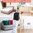 4 Pack Oversized Bed Risers 6 Inch Heavy Duty, Furniture Risers,...
