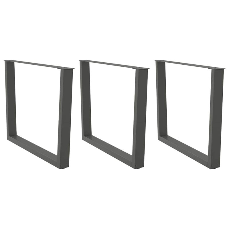Table Leg, 73.3cm H x 100cm W, Anthracite