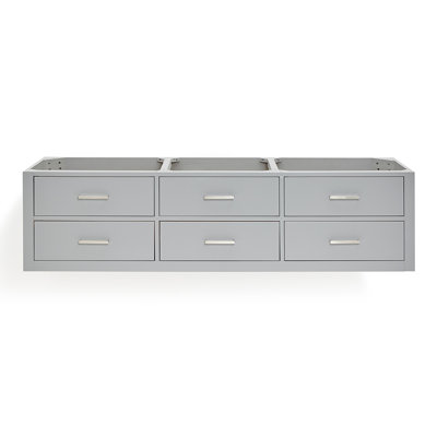 Megrez 72'' Wall Mounted Double Bathroom Vanity Base Only