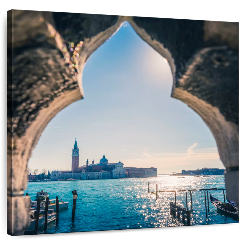 Vue de Nicci San Giorgio Maggiera, H 16 po x l 16 po