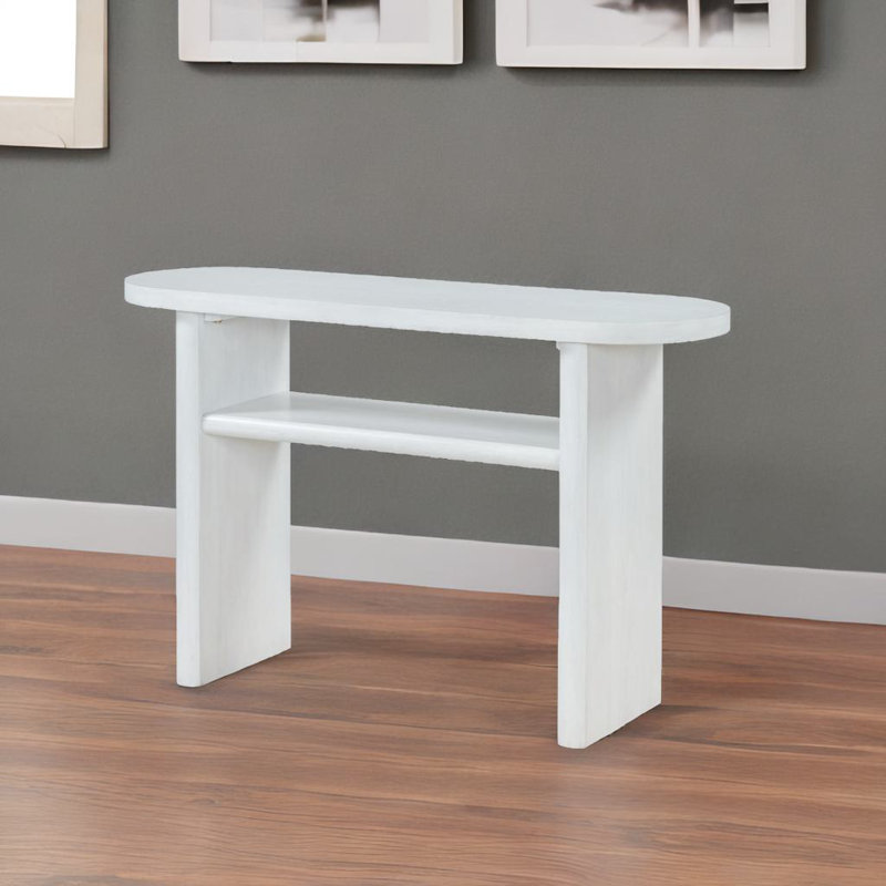 Console Minimalist, Blanc / Blanc