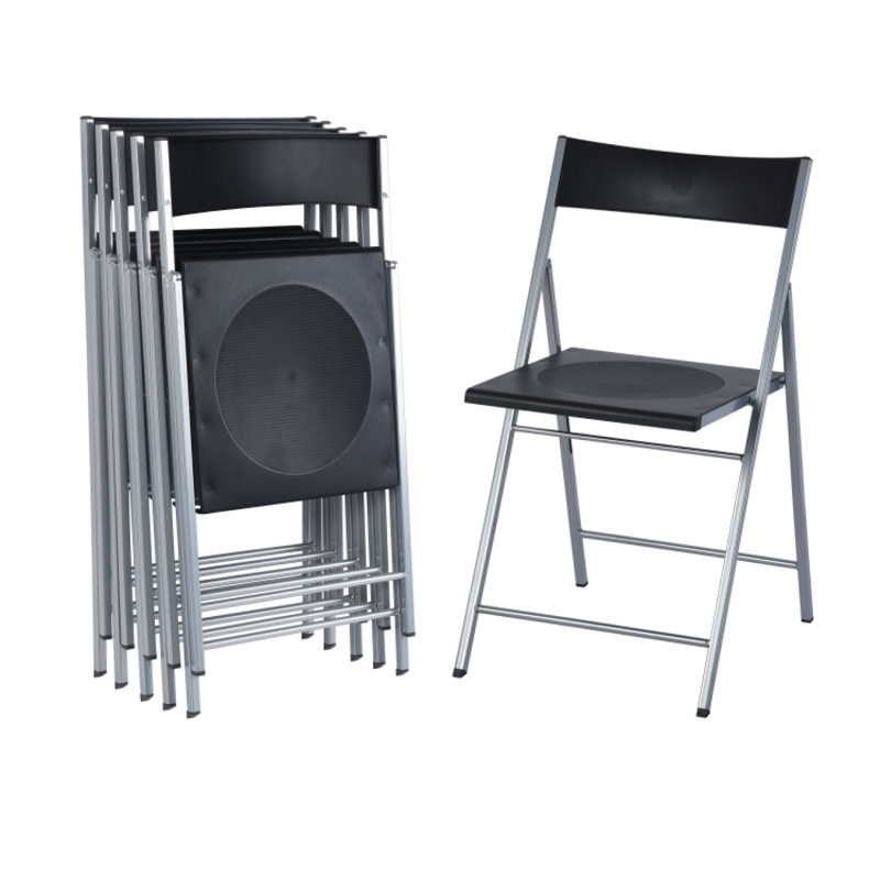 Ensemble de chaises pliantes en plastique Margrith