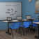 Kobe Flip-Top Training Nesting Table, 2 M Stack Chairs