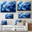Blanc sur velours bleu jonquilles Bloom II - jonquilles murales-1379838865-1379838868-1379838872