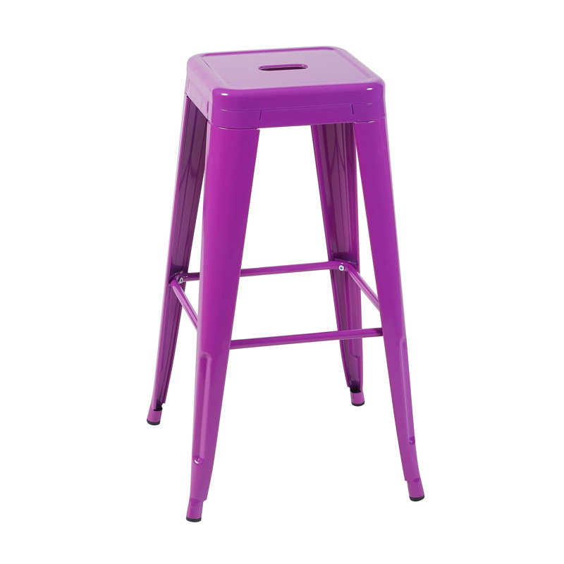Tabouret à hauteur de comptoir 30 pouces, Purple, 4, 30