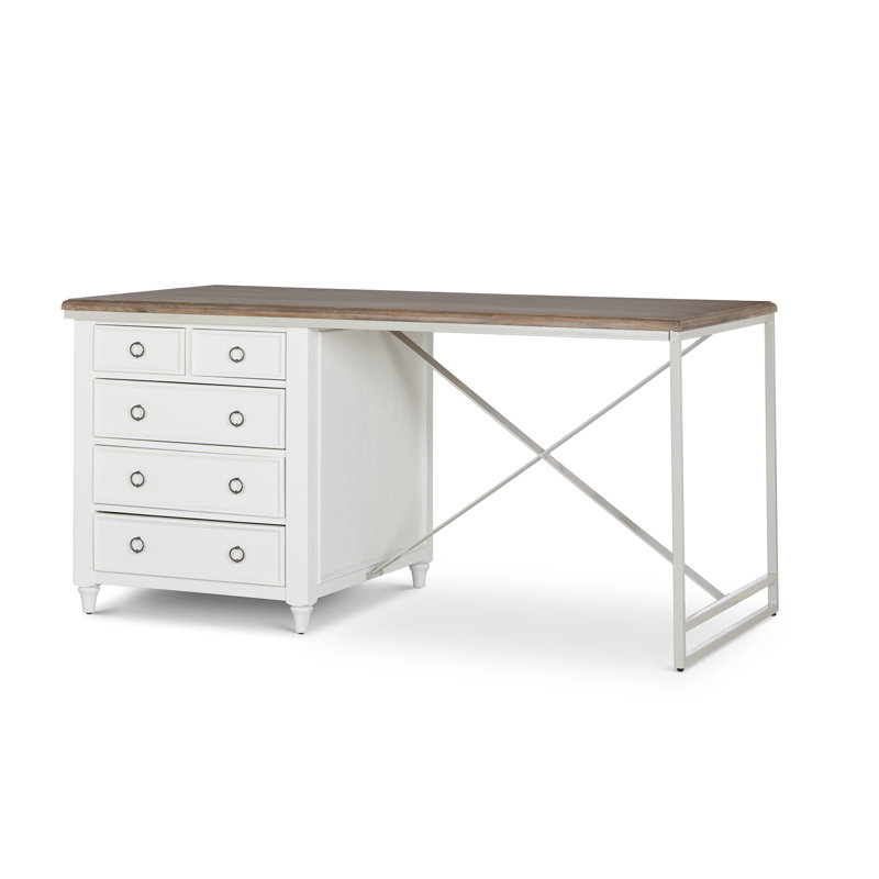 Studio Partners Desk, Whitewash, Whitewash