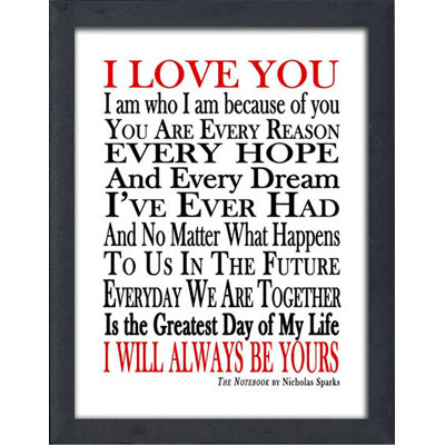 « i will be always », art textuel encadré